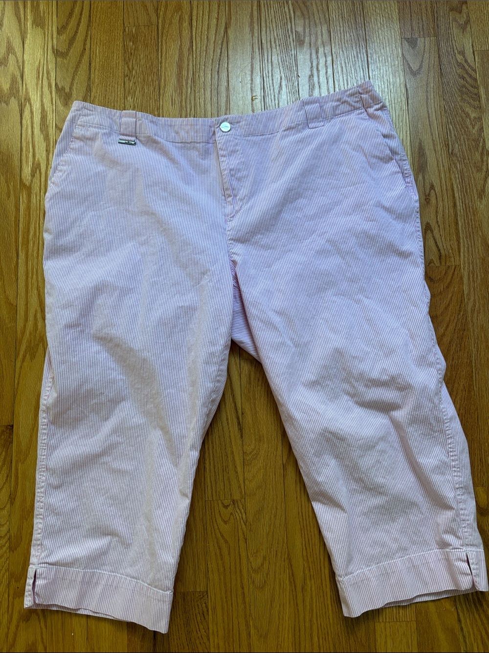 Lauren Ralph Lauren Light Pink Cotton Capris